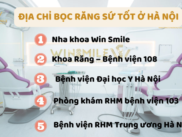 Địa chỉ bọc răng sứ tốt ở Hà Nội: 5 địa chỉ nhất định nên biết!
