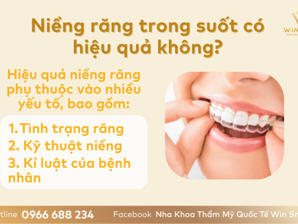 Sự thật: Niềng răng trong suốt có hiệu quả không?
