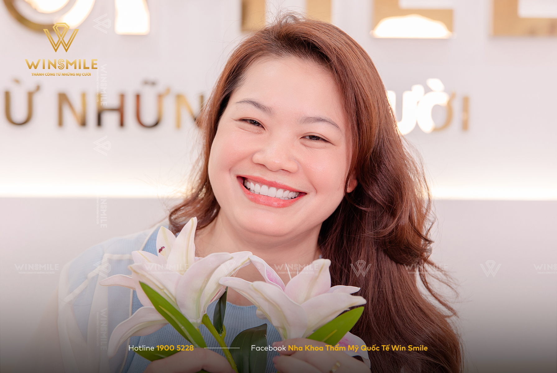 Nụ cười tỏa sáng mang đậm dấu ấn cá nhân khi khách hàng được đẹp đúng mình