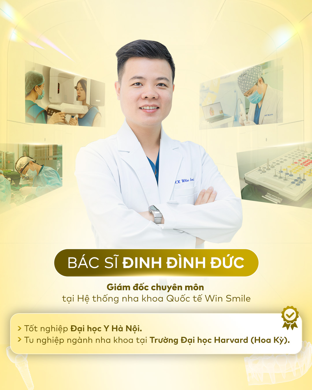 Bác sĩ Đinh Đình Đức - Bác sĩ chuyên khoa Phẫu thuật & Cấy ghép Implant