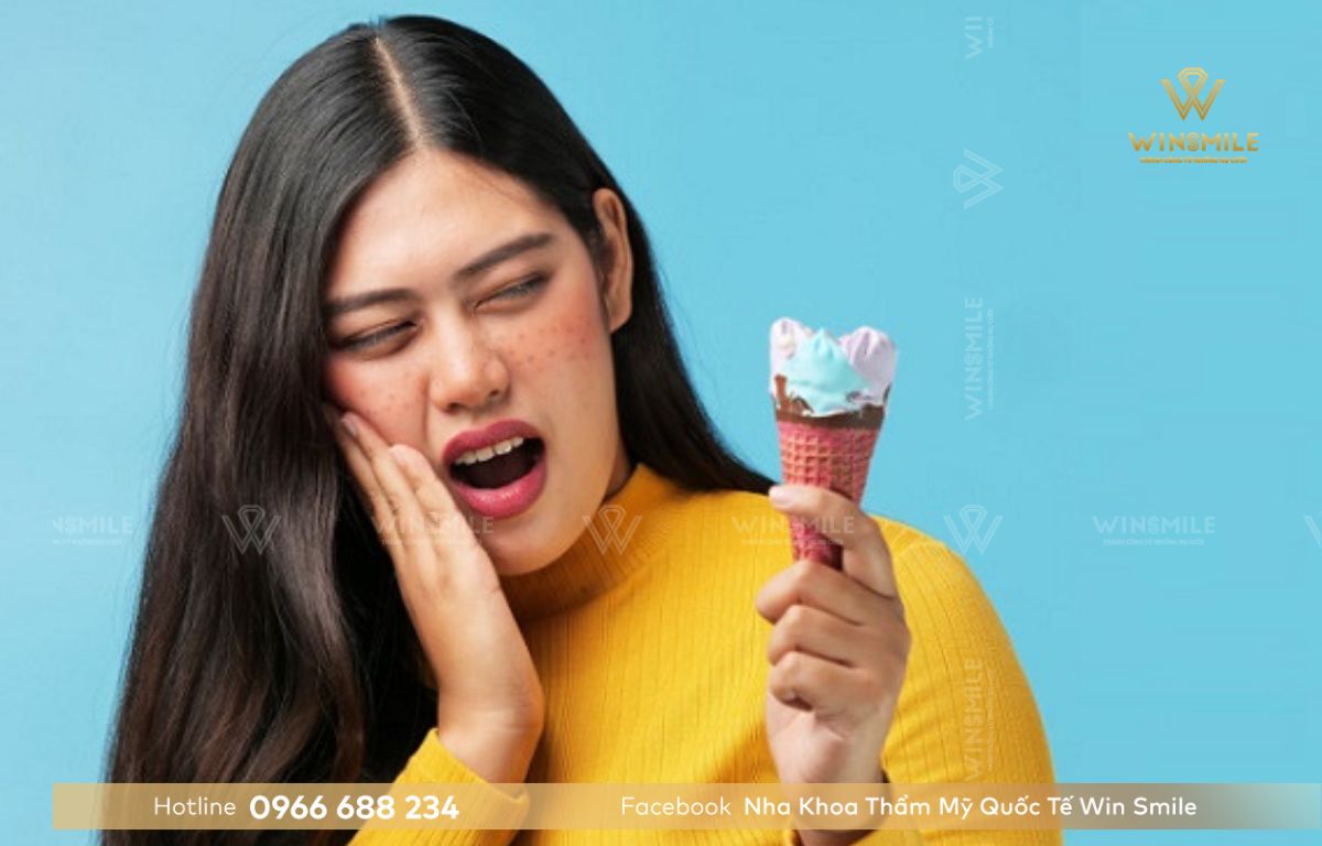 Không nên ăn đồ lạnh sau khi tẩy trắng răng để tránh ê buốt