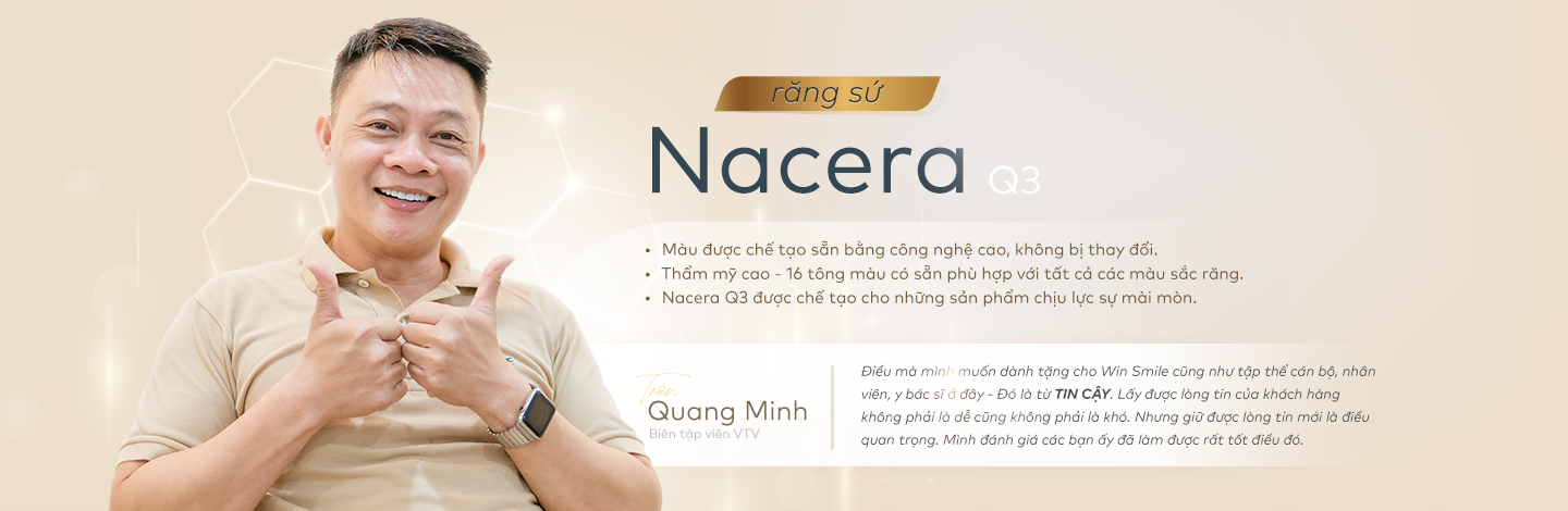 Liệu Răng sứ Nacera Q3 có bền màu không?
