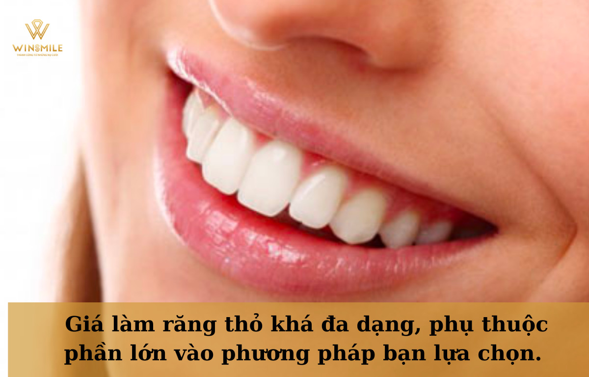 Giá làm răng thỏ phụ thuộc vào phương pháp lựa chọn