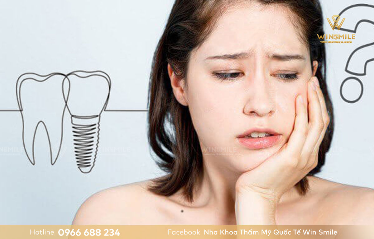 Trồng răng Implant có đau không là băn khoăn của nhiều khách hàng